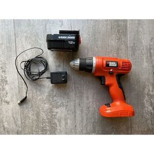 Black & Decker GC01200 Orange & Black Type 2 10mm 12V Cordless Battery & Charger